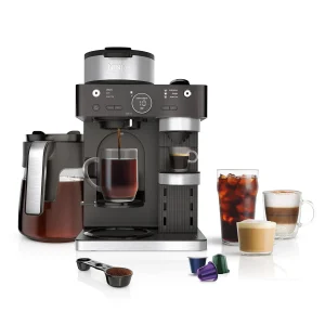 Ninja CFN601 Espresso & Coffee Barista System - 3 Espresso Brew Styles / Single-Serve Coffee & Nespresso Capsule Compatible