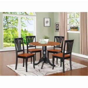East West Furniture 3 Pc Kitchen nook Dining set-Kitchen Table and 2 Kitchen Chairs - Signature Collection