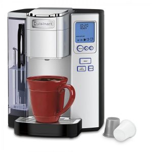 Cuisinart Premium Single Serve Brewer + Hot Water Coffee - Maker Combo - Signature Collection