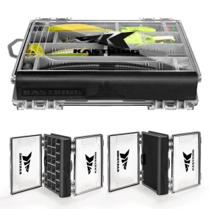 KastKing HyperSeal Waterproof Tackle Box | Black (Double-Sided) / 3500*2