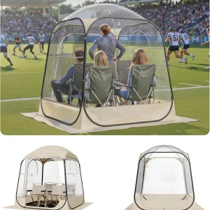 VEVOR Pop up Sports Tent - 8 Sizes Optional Clear Bubble Tent for 1-6 Person