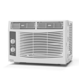 5000 BTU Window Air Conditioner Easy Cool - Capable of Cooling up to 150 Sq Ft. 2 Fan Speeds - 4 - Way Air Direction