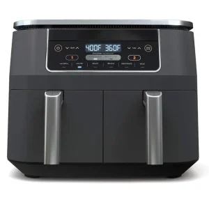 DZ401 Foodi 10 Quart 6-in-1 DualZone XL 2-Basket Air Fryer with 2 Independent Frying Baskets - Signature Collection
