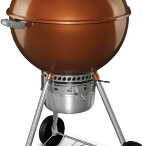 Weber Original Kettle Premium Charcoal Grill - 22-Inch / Black Outdoor BBQ Grill with Built In