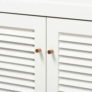 Carson Carrington Agnew Modern 11-Shelf Shoe Storage Cabinet - Signature Collection