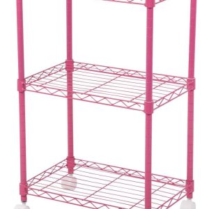 3-Tier Wire Shelf with Casters