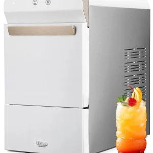 V2.0 Countertop Nugget Ice Maker - Self Cleaning Pellet Ice Maker / Open and Pour Refill