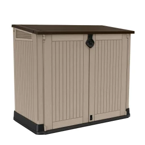 Keter Store-It-Out Midi 30-Cu Ft All-Weather Resin Storage Shed - Beige