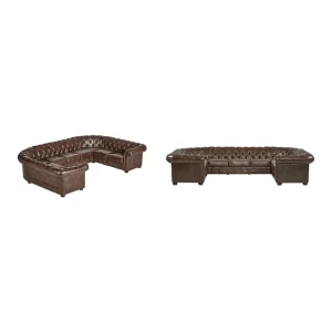 Gdansk 9-Person U-Shaped Chesterfield Sectional Sofa - Signature Collection