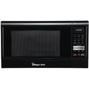 Magic Chef 1.6 Cu. ft. 1100W Countertop Microwave Oven with Push-Button Door in Black - New