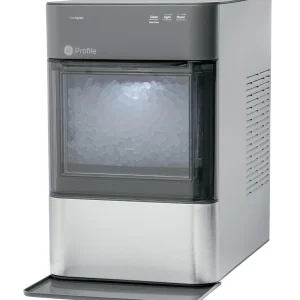 Countertop Nugget Ice Maker with Side Tank - Ice Machine with WiFi Connectivity / Smart Home Kitchen Essentials