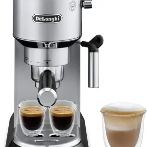De'Longhi Dedica Espresso Machine with Manual Milk Frother - Signature Collection