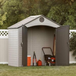 8 ft. W x 5 ft. D Plastic Storage Shed - Signature Collection