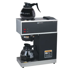 12-Cup Pourover Coffee Maker - Black / with Upper & Lower Warmers
