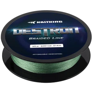 KastKing Destron Braided Fishing Line 300 Yards | Moss Green / 20 LB