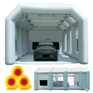 30x20x13Ft Inflatable Paint Booth with Blowers & Air Filter System - Professional Spray Tent - Signature Collection