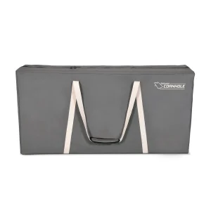 4' x 2' Canvas Cornhole Carrying Bag | Gray